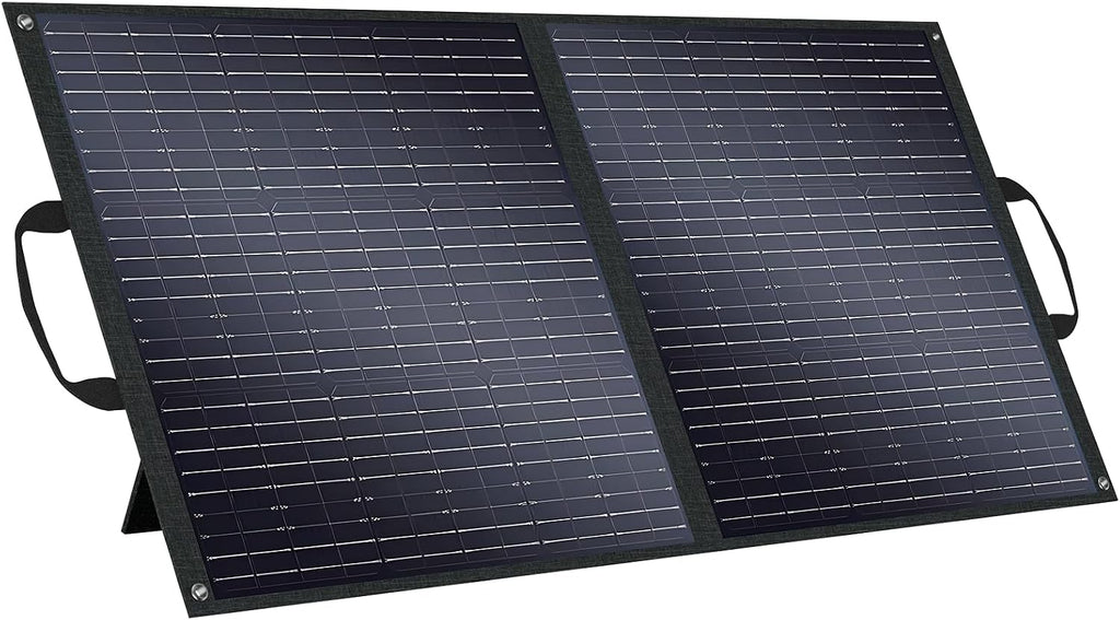 100 Watt Portable Solar Panel, 23.4% High Conversion Foldable Solar Panel Suitable for Solar Generator,IP67 Waterproof (100W)