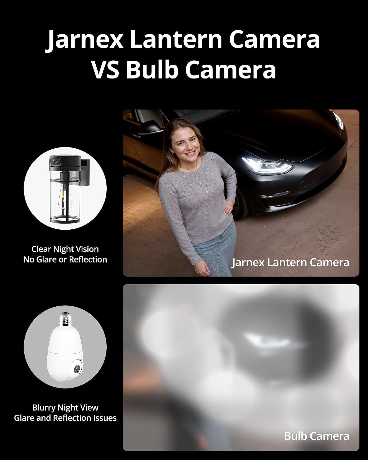 Outdoor Porch Light Security Camera, 2K HD Live View Wi-Fi Human Detection, Pan & Tilt, Two-Way Talk, Cloud/SD Storage, Wall Lantern Sconce Camera for Porch, Garage, Doorway, Works with Alexa