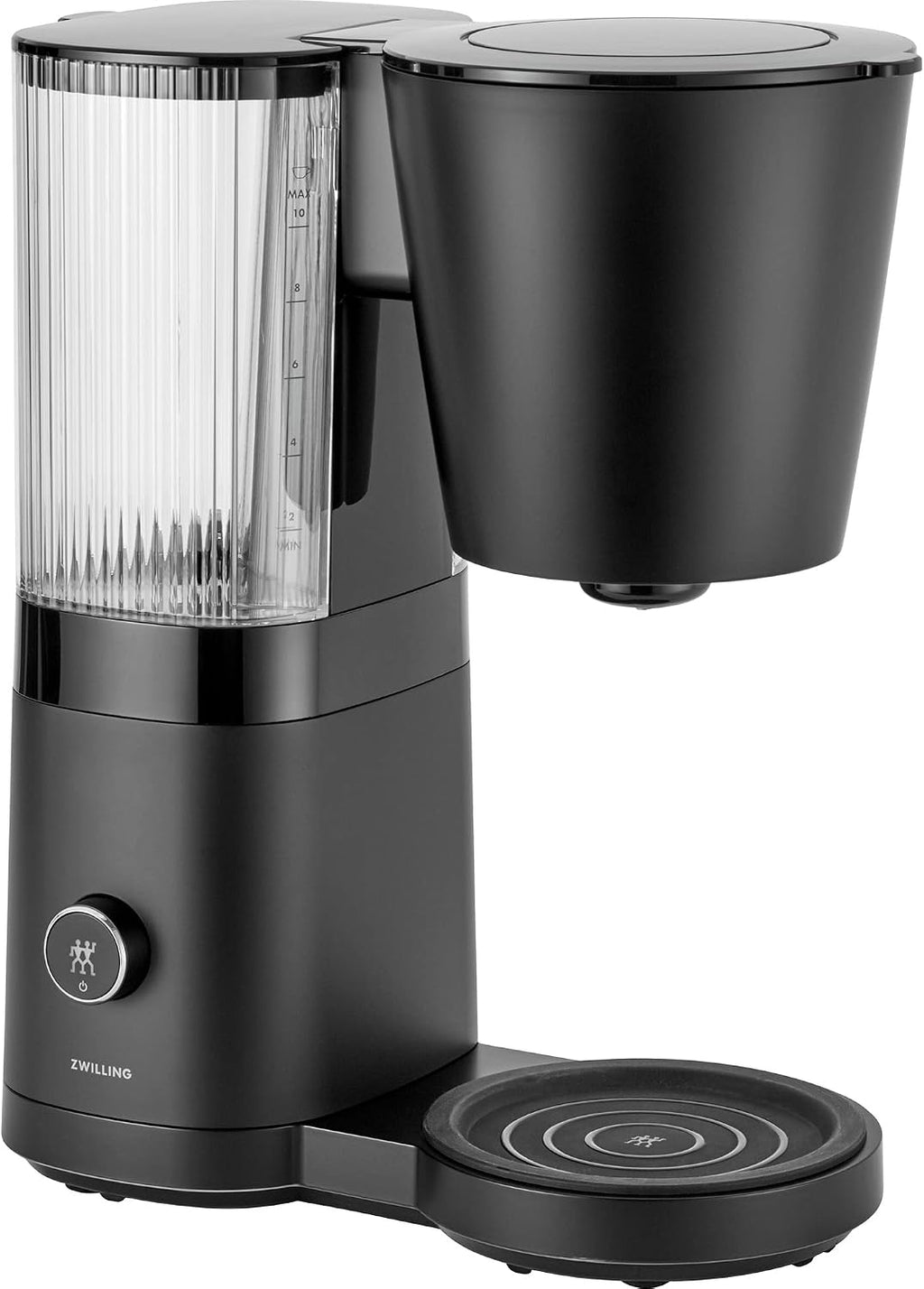 ZWILLING Enfinigy Drip Coffee Maker with Thermo Carafe 10 Cup, Awarded the SCA Golden Cup Standard, Black
