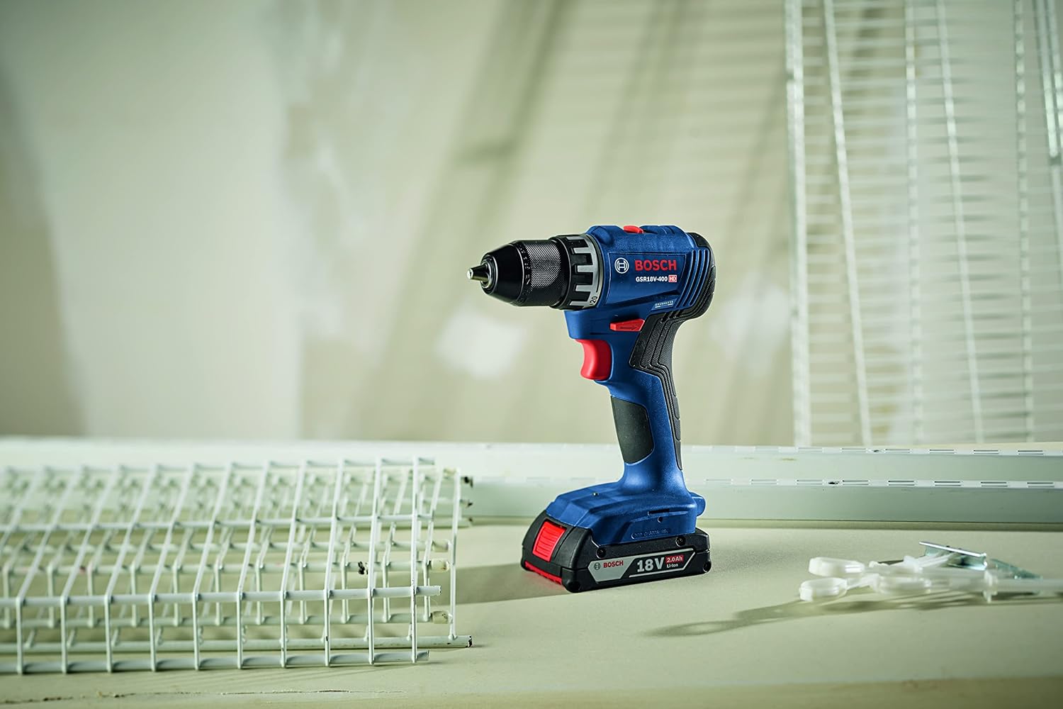 BOSCH GXL18V-27B22 Power Tool Combo Kit - 18V Brushless Compact 1/2 In. Cordless Drill Driver and 1/4 In. Hex Impact Driver (Includes: Two 2.0Ah Batteries, 18V Charger, and Carrying Tool Bag)
