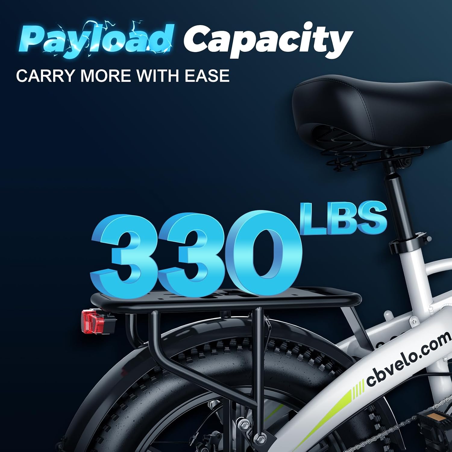 Aelith Folding Electric Bike for Adults–20'x3' Fat Tire, 48V Removable Battery, All-Terrain E-Bike with 7-Speed, Front Suspension – Powerful Foldable Ebike for Commuter