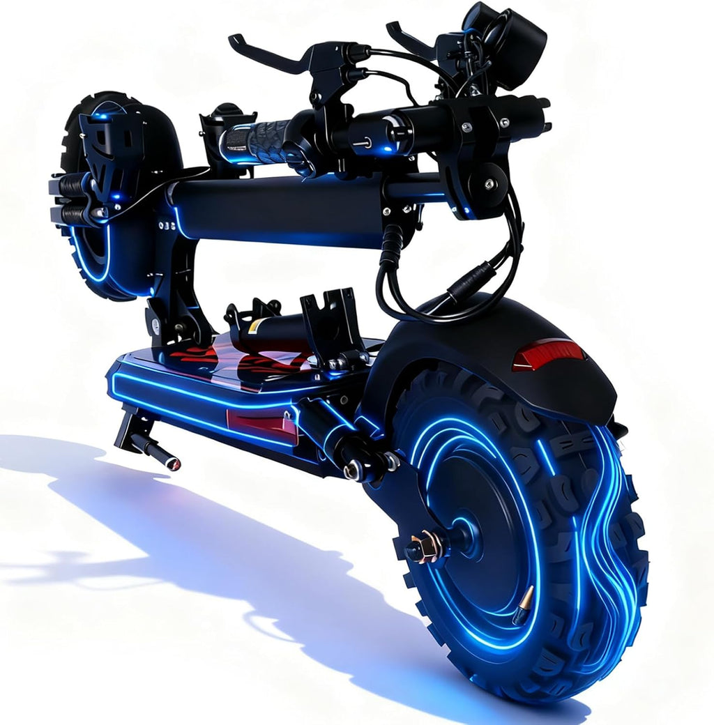 Electric Scooter Adults, 34 Mph Max Speed, 11' Off-Road Tires,48V 18AH Big Battery, 31 Miles Long Range, 1200W Motor, Dual Braking System,Folding Commuter E Scooter