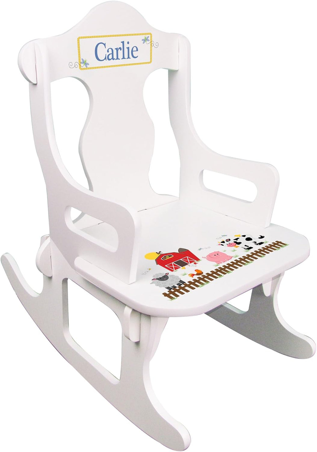 My Bambino Personalized Boys Puzzle Rocker (Barnyard) | Personalized Kids Gift