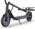Electric Scooter, 350W-500W Motor, 9 MPH to 22MPH, 10-41 Miles Range, Dual Suspension, Dual Braking, App Control, Foldable Commuter E Scooter for Adults and Teens