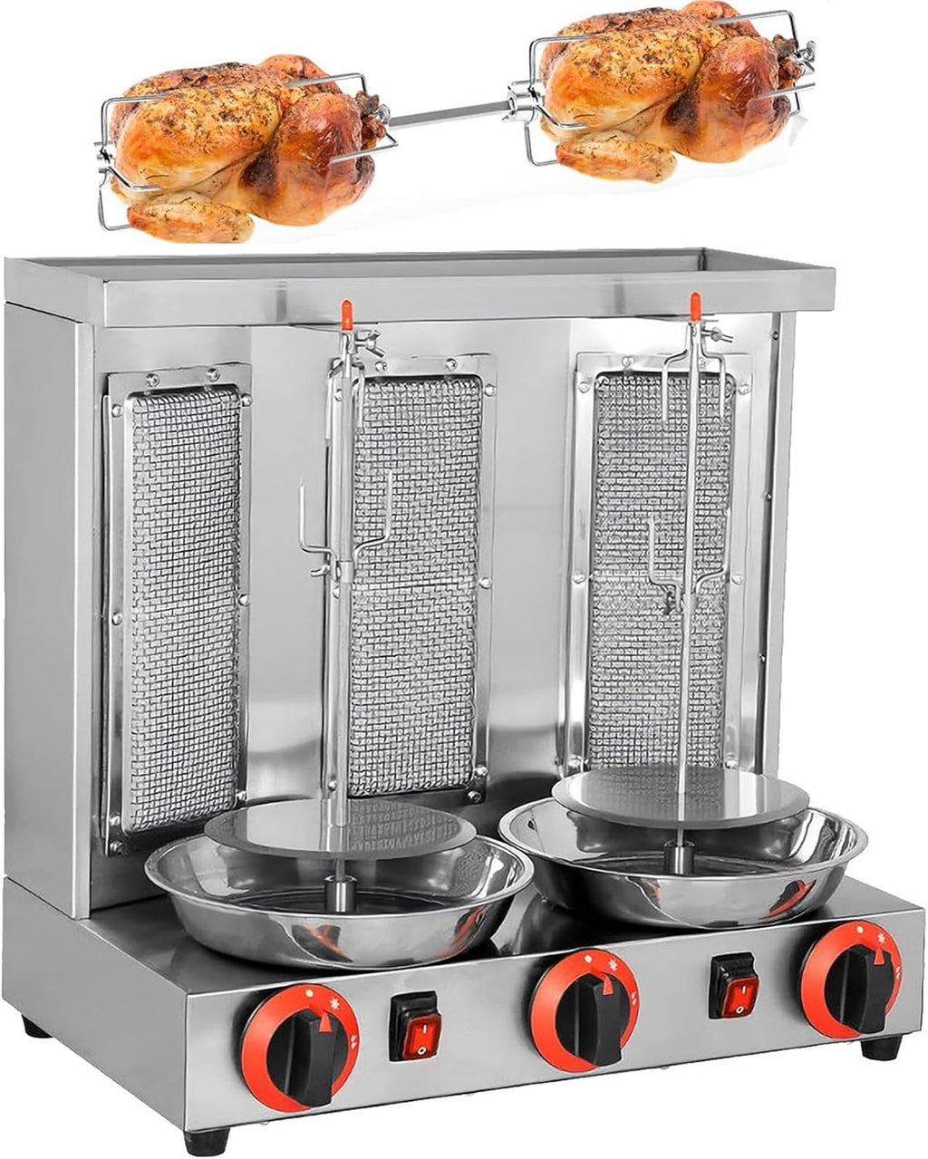 Barbecue Grill, Automatic Gas Electric Barbecue Grill, Vertical Barbecue Grill, Stainless Steel Cooking Tools, Barbecue Cooker Machine