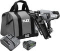 FLEX 24V Brushless 30° Framing Nailer Kit, Zero Ramp-up Time, 3 Nails/Sec, Ideal for Framing, Sheathing and Decking, w/ 5.0Ah Lithium Battery & 160W Fast Charger - FX4351B-1C