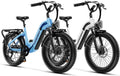 1500W Motor Electric Bike for Adults & Teenager, 48V 20AH Removable Battery Ebike, 24inch Fat Tire Electric Bicycle, Step-Thru E Bike for Commuting & Mountain, Front Suspension