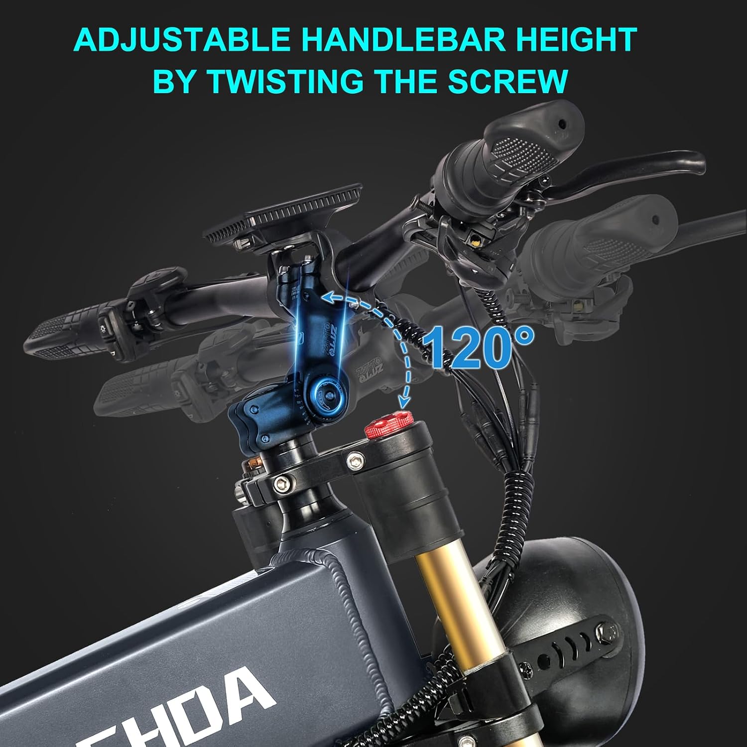 Electric Bike for Adults with 1500W Peak Motor 30 MPH & 65 Miles /130 Miles Long Range Fast E Dirt Bike, 48V 40Ah/20Ah Removable Battery, Full Suspension 26' Fat Tire Mountain Bike