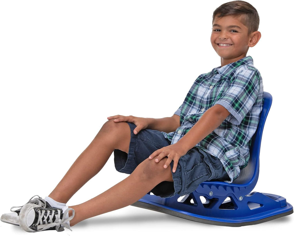 Virco ZFLROCK15 Floor Rocker Chair (1 Chair) ZUMA Series 15' Shell for Students Kindergarten - 2nd Grade, Comfortable Rocking Seating Option for Schools and Classrooms - Cobalt Blue