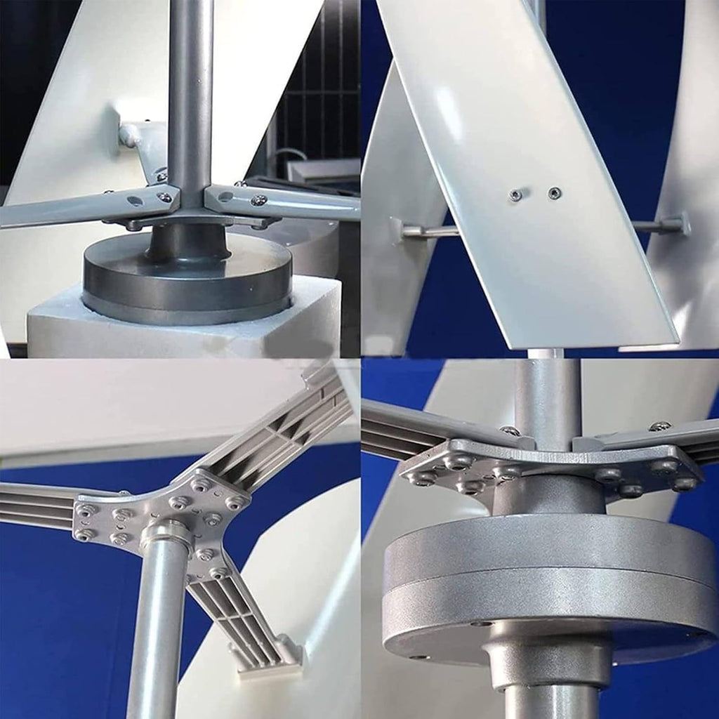 Wind Turbine Generator Kit,3000W Magnetic Levitation Upright Wind Turbine 12V 24V 48V 220V with Waterproof Charge Controller Electricity Producer Equipment for Home RV Roof 12V