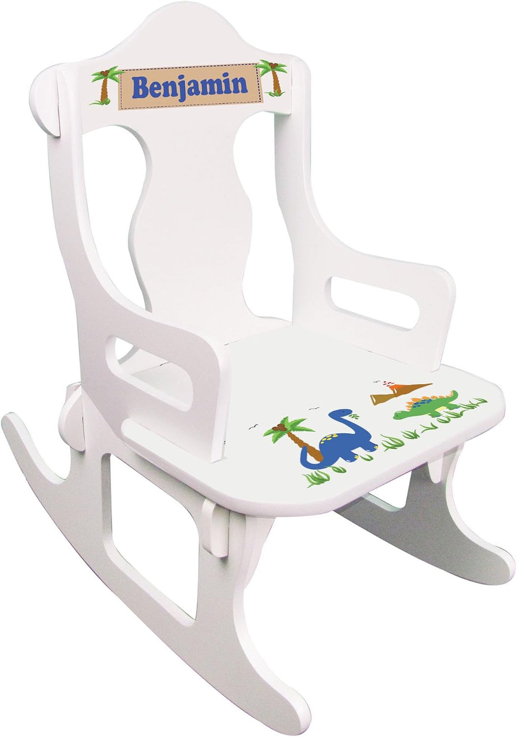 My Bambino Personalized Boys Puzzle Rocker (Dinosaurs) | Personalized Kids Gift