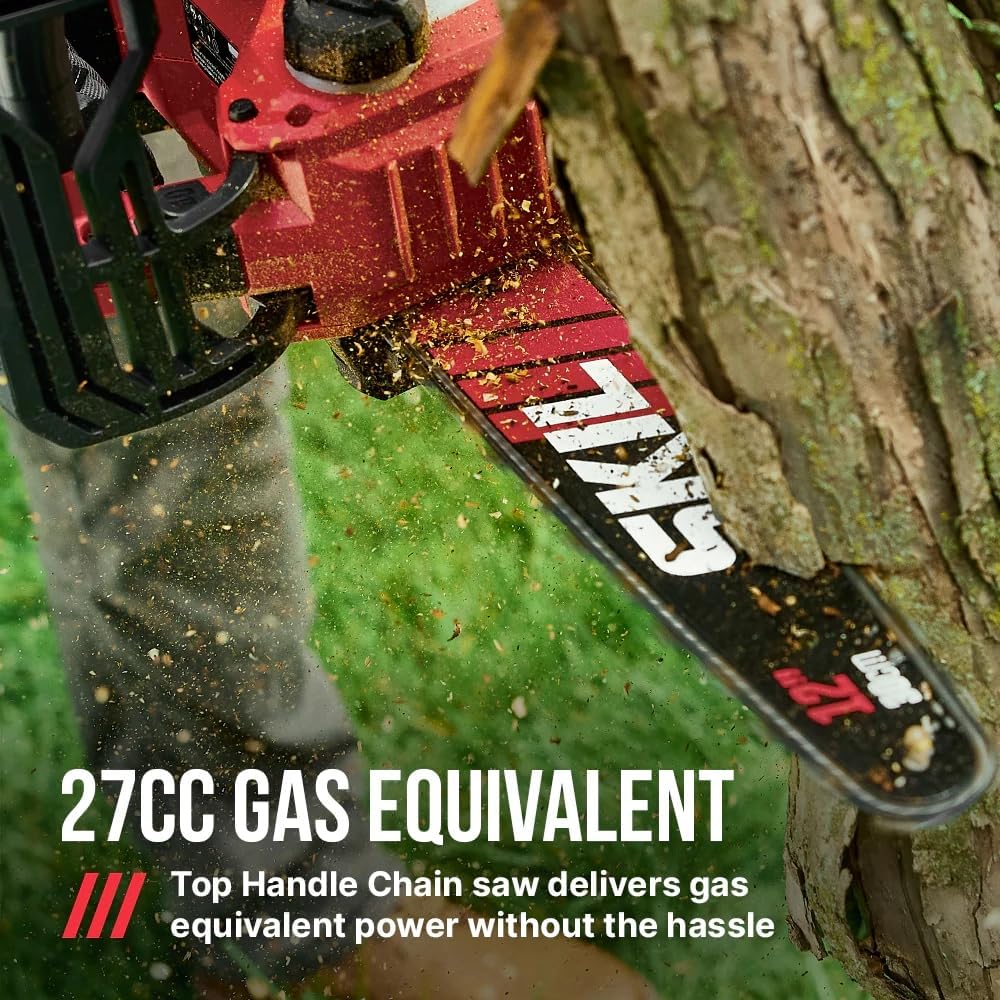 SKIL PWR CORE 40 Brushless 40V 12-Inch Chainsaw Kit, Battery Powered Chainsaw, Electric Cordless, Includes 40V 2.0Ah Battery and Charger - TH1200C-11