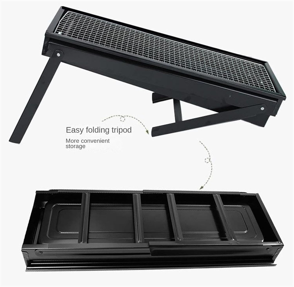 Portable Charcoal Grill Portable Charcoal Grill Foldable Grill Outdoor for Travel Camping BBQ Grill Stainless Steel BBQ Grill for Outdoor