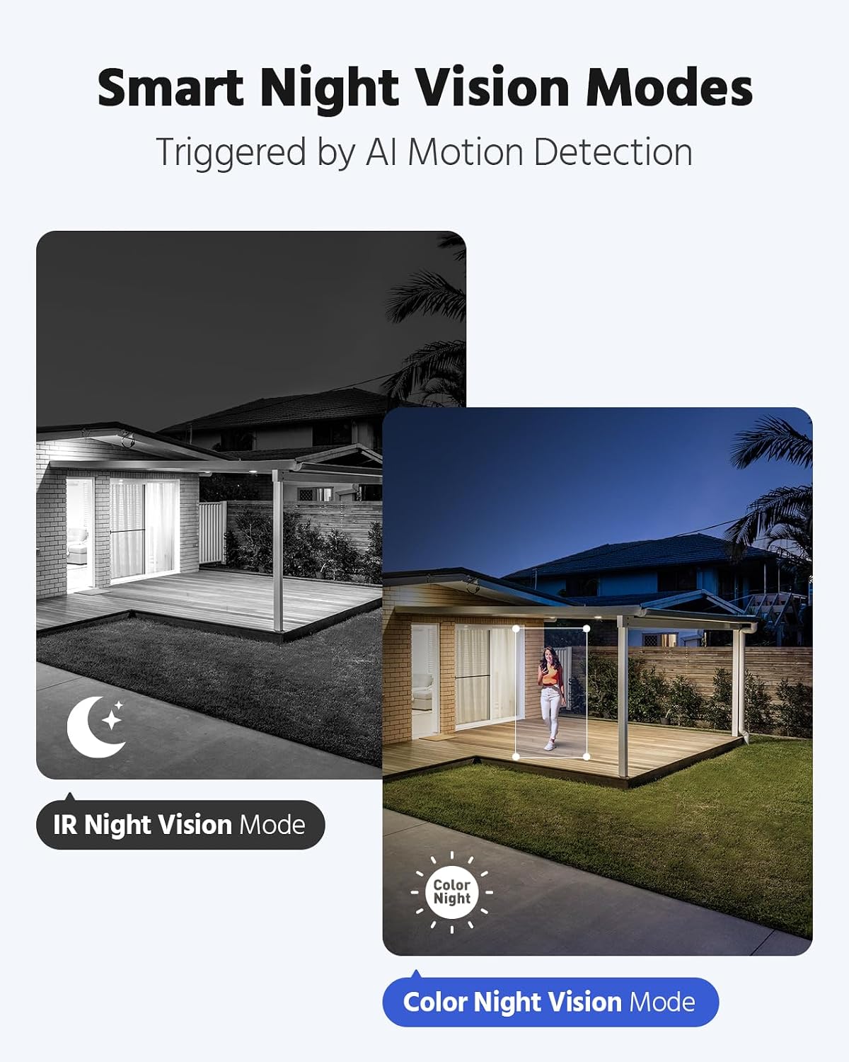 ANNKE 2MP Two-Way Audio Security Camera System, 8CH 3K Lite DVR, 4pcs 1080P CCTV White Wired Cams with Smart Color Night Vision, AI Motion Detection, 2TB HDD for Outdoor Home Surveillance