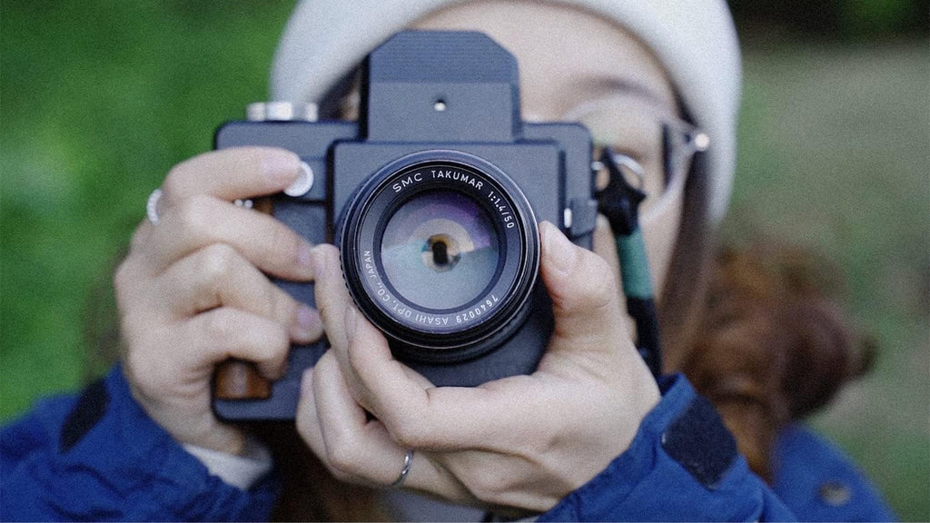 NONS SL660 Instant Camera - Interchangeable Lens EF Mount SLR Analogue Instant Camera (35/2.4 Lens Bundle)