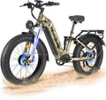 Falcon 60V 32Ah Off-Road Electric Bike Dual Motor Hunting Ebike, Fat Tire Full Suspension Dirt Bike for Adults, Long Range Snow/Sand Electric Bicycle