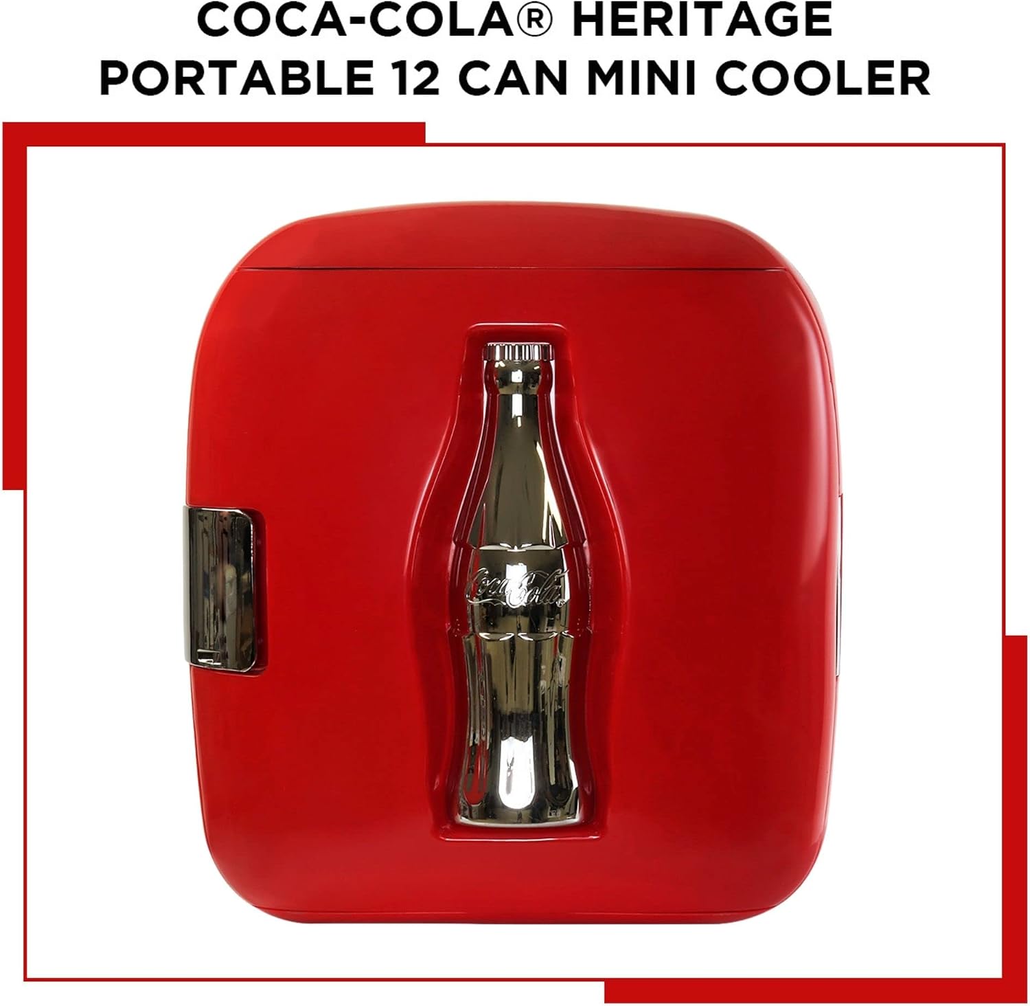 Coca-Cola CCU09 12 Can AC/DC Cube Electric Cooler by Koolatron