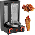 Barbecue Machine, Vertical Barbecue Grill, Stainless Steel Gas Barbecue Machine, Household Barbecue Stove with Temperature Control Switch