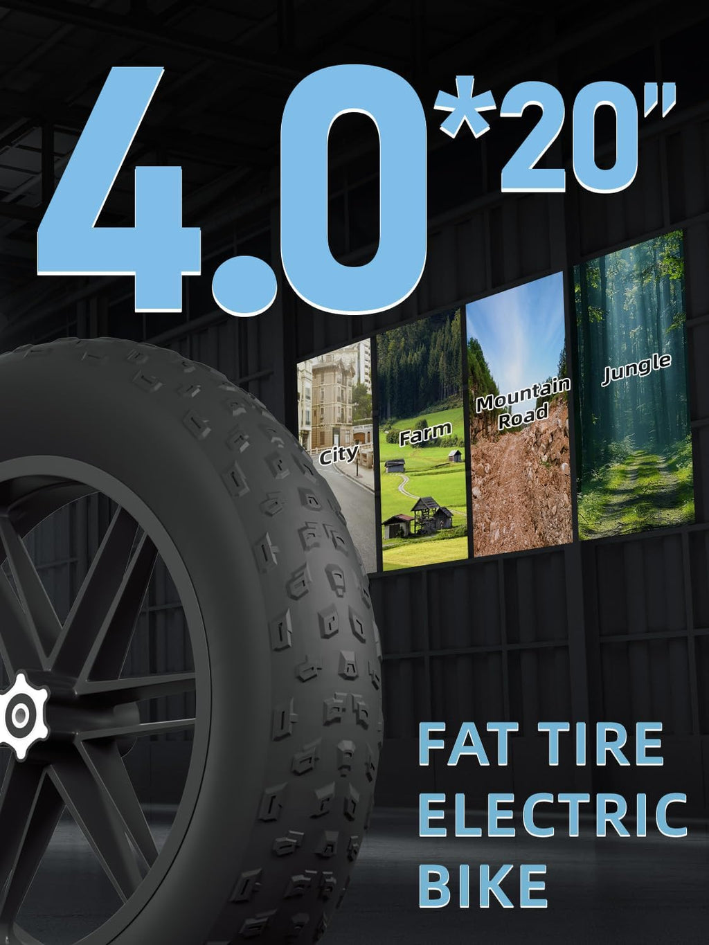 DEEPOWER Electric Bike for Adults,1500W Peak Motor 30MPH 35-50 Miles Electric Dirt Bike,Dual Suspension Ebikes for Adults, 20' Fat Tire E Bike with 960Wh Battery,UL2849 Tested