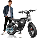 Ebikes for Adults, 1500/2000W Peak Motor, 17/20/23Ah Long Range Teens Electric Bike with Dual Hydraulic Brakes, 20' Fat Tire All-Terrain for Commuting E-Bicycle