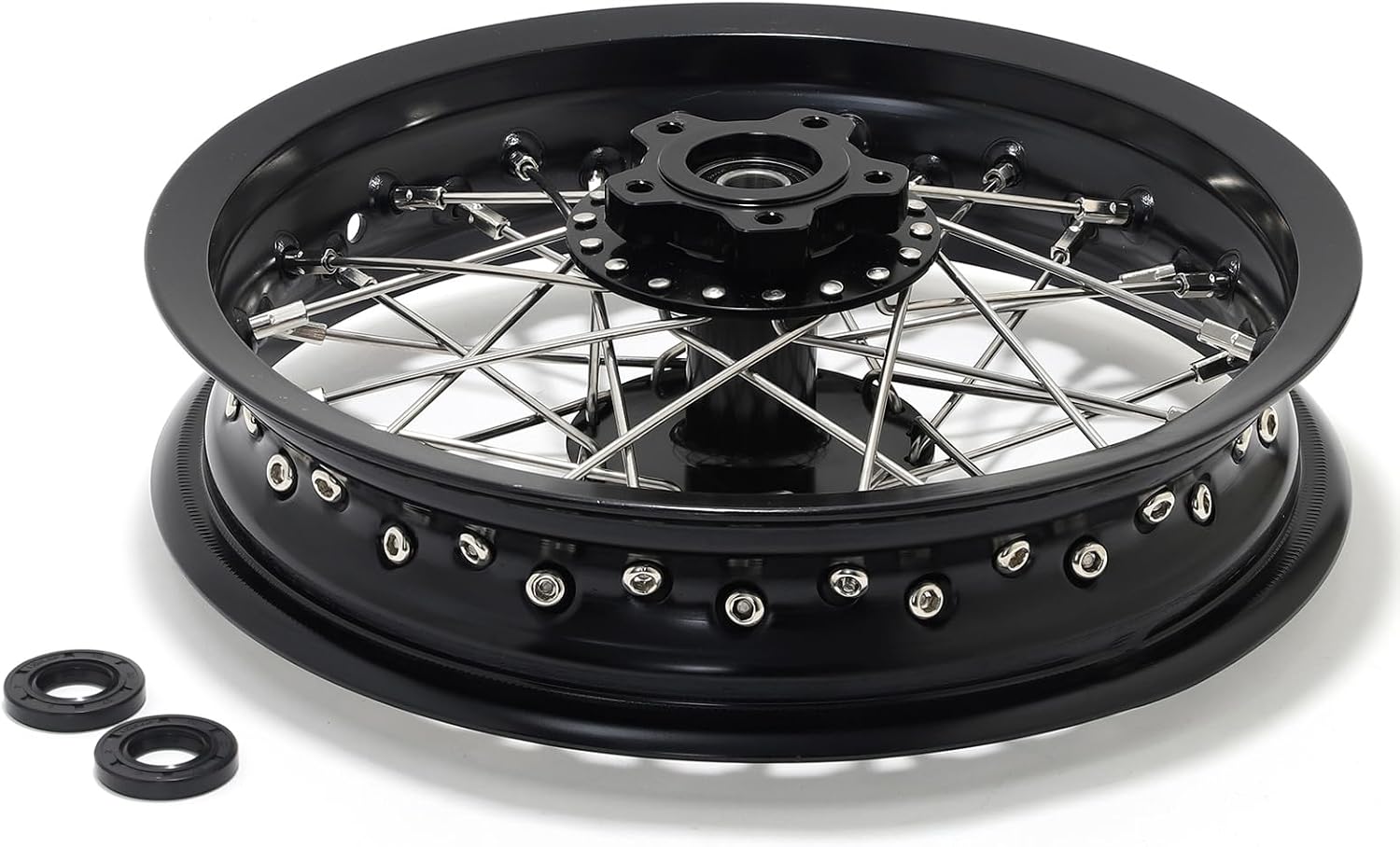 TOFR 12' x 2.15' Rear Wheel Rim Spoke Hub for Surron SUR-RON Light Bee X LBX for Segway X160 X260