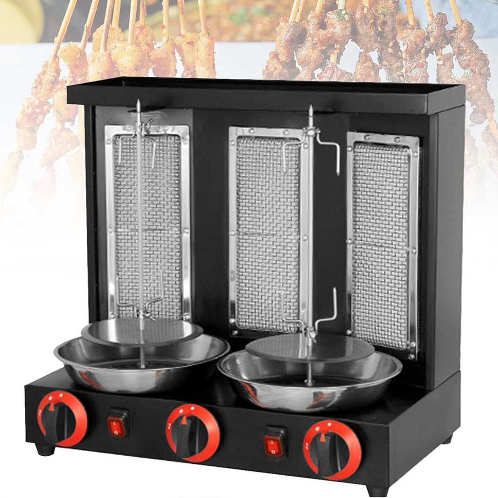 Countertop Rotisserie, Barbecue Grill, Vertical Rotisserie Grill, Stainless Steel Burner, Barbecue Grill Cooking Tools
