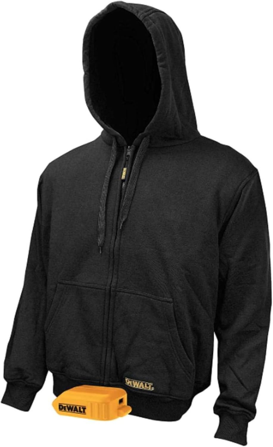 DEWALT DCHJ067B-S 20V/12V MAX Bare Hooded Heated Jacket, Black, Small