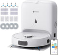 V5 Robot Vacuum and Mop, Self-Emptying Robotic Vacuum Cleaner, 8500Pa Suction and Robot Vacuum Replacement Kit