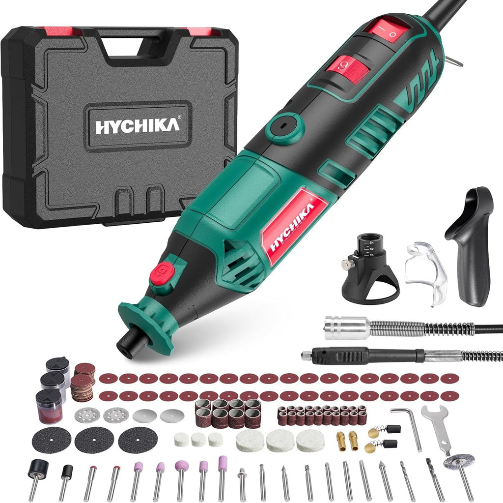 HYCHIKA Cordless Hammer Drill Driver 18V,180W Rotary Tool,2-Tool Power Tool Set Combo Kit