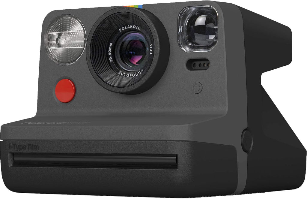Polaroid Now i-Type Instant Film Camera (Black) + Polaroid Color Film Bundle