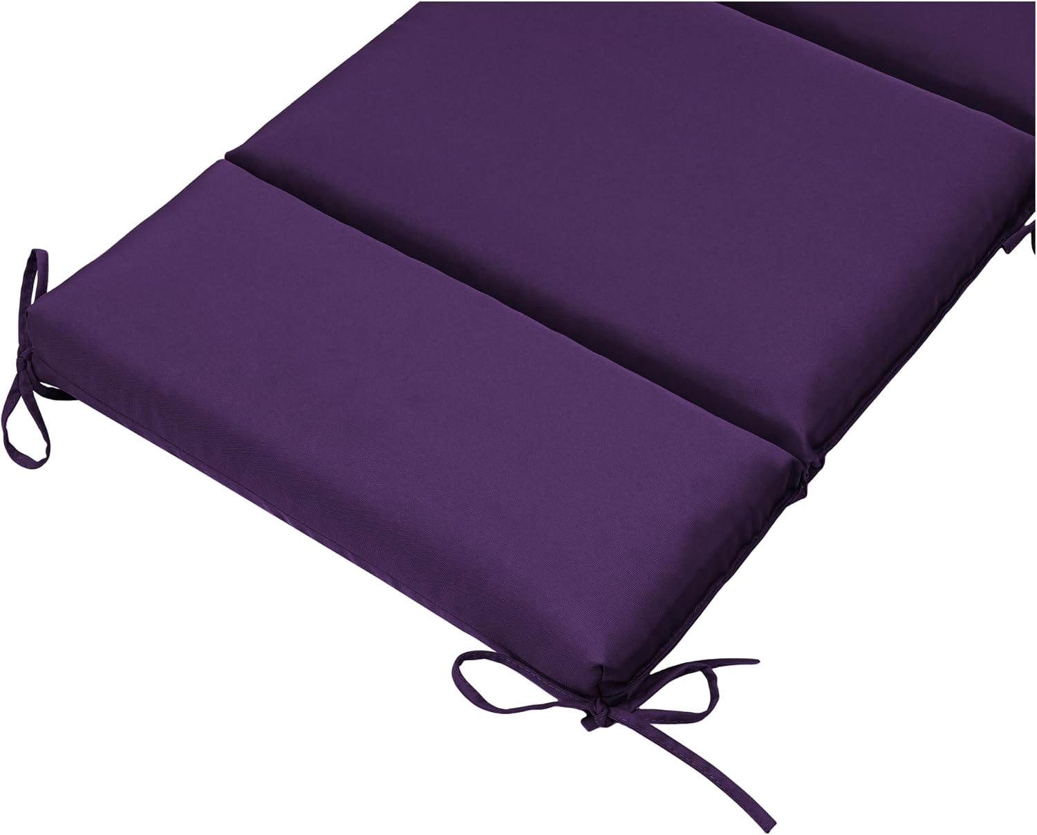 QILLOWAY High Back Outdoor Dining Chair Cushions Set of 4, Weather Resistant Foam Patio Chair Cushions,Purple