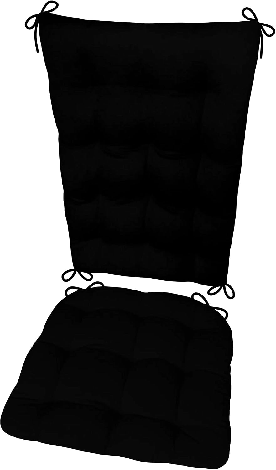 Peters Cabin Rocking Chair Cushions with Ties - Size Extra-Large - Latex Foam Fill Cushion - Woodlands Rustic Lodge & Lake House Décor (Bear, Moose, Deer, Pine Cones, Waterfowl)