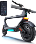 MEGAWHEELS Electric Scooter,Electric Scooter Adults Teens,10in Pneumatic Tires,350/500/600W Motor,19/31 Miles Range,15.5mph E Scooter with Smart APP Control for Commuting, Outdoor, Short Travel Gift