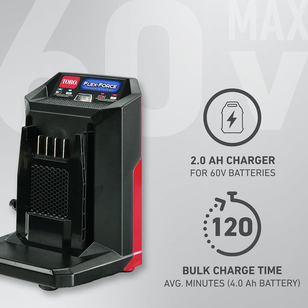 Toro Flex-Force Power System 60-Volt Max Lithium-Ion Battery Charger