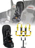 UTVMA RZR 1000 and 900 (2014-2023) Bump Seat with 4-Point Harness | Kids Seat | Jump Seat | All Models (XP, Turbo, Turbo S, High Lifter, Sport, Premium, Ultimate) (Seat with Yellow Harness)