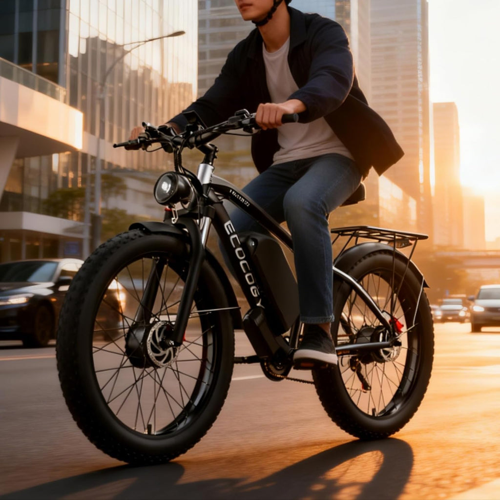 Electric Bike for Adults,Peak 6000W Dual Motor Ebike, 52V 32AH 30-100 Miles Up to 45 M P H 26' Fat Tire 7 Speed Electric Mountain Bike All Terrain Front Suspension Electric Bicycles