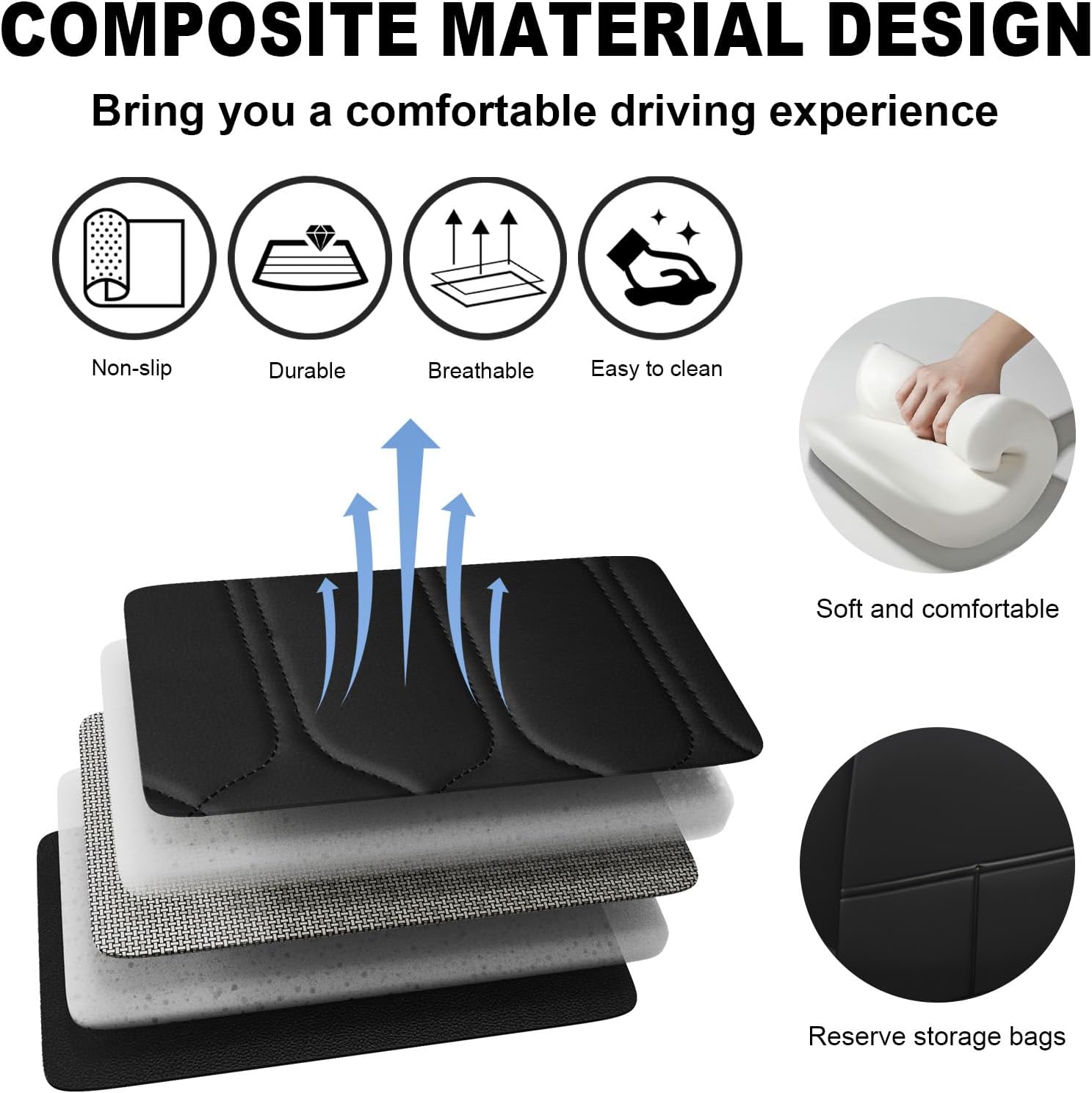 Car Seat Covers Full Set for Honda Civic 2000-2025,Durable Waterproof Luxury Universal,Easy to Install Napa Leather Cover Set for Cars,Front Seats,with Pillow,Black Blue