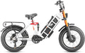 eAhora 2026Juliet Pro 2 Dual Motor 5400W Electric Bike for Adult, 60V 70Ah 220+Miles Long Range, 43 Mph Ebike, 20' Fat Tire Full Suspension Mountain for Urban Commutes, Delivery for Light Off-Road,APP
