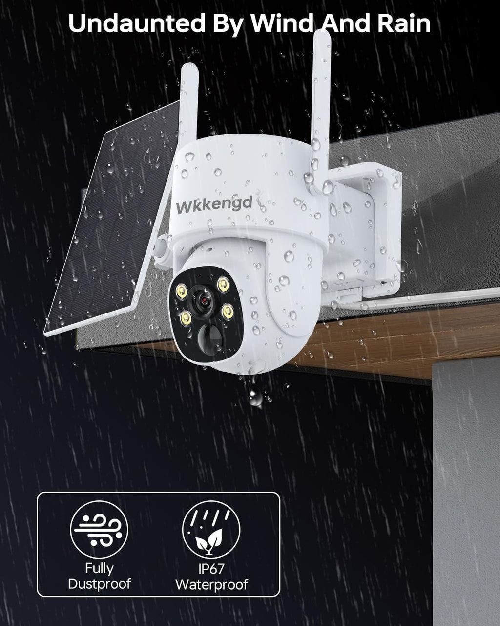Solar Security Wireless Camera System with 10' Monitor, 2K F1.0 Super Aperture PTZ Battery Powered Cameras for Home Security, Pre-Installed 1TB HDD, Aurora Lux True Full Color Night Vison
