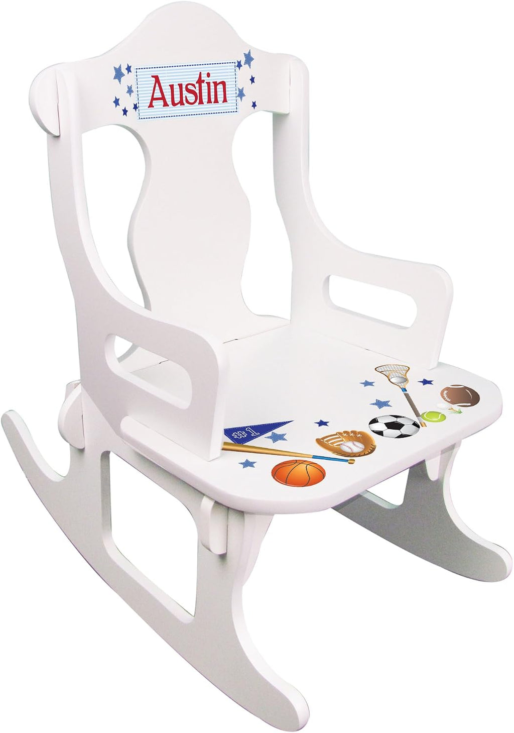 My Bambino Personalized Boys Puzzle Rocker (Sports) | Personalized Kids Gift