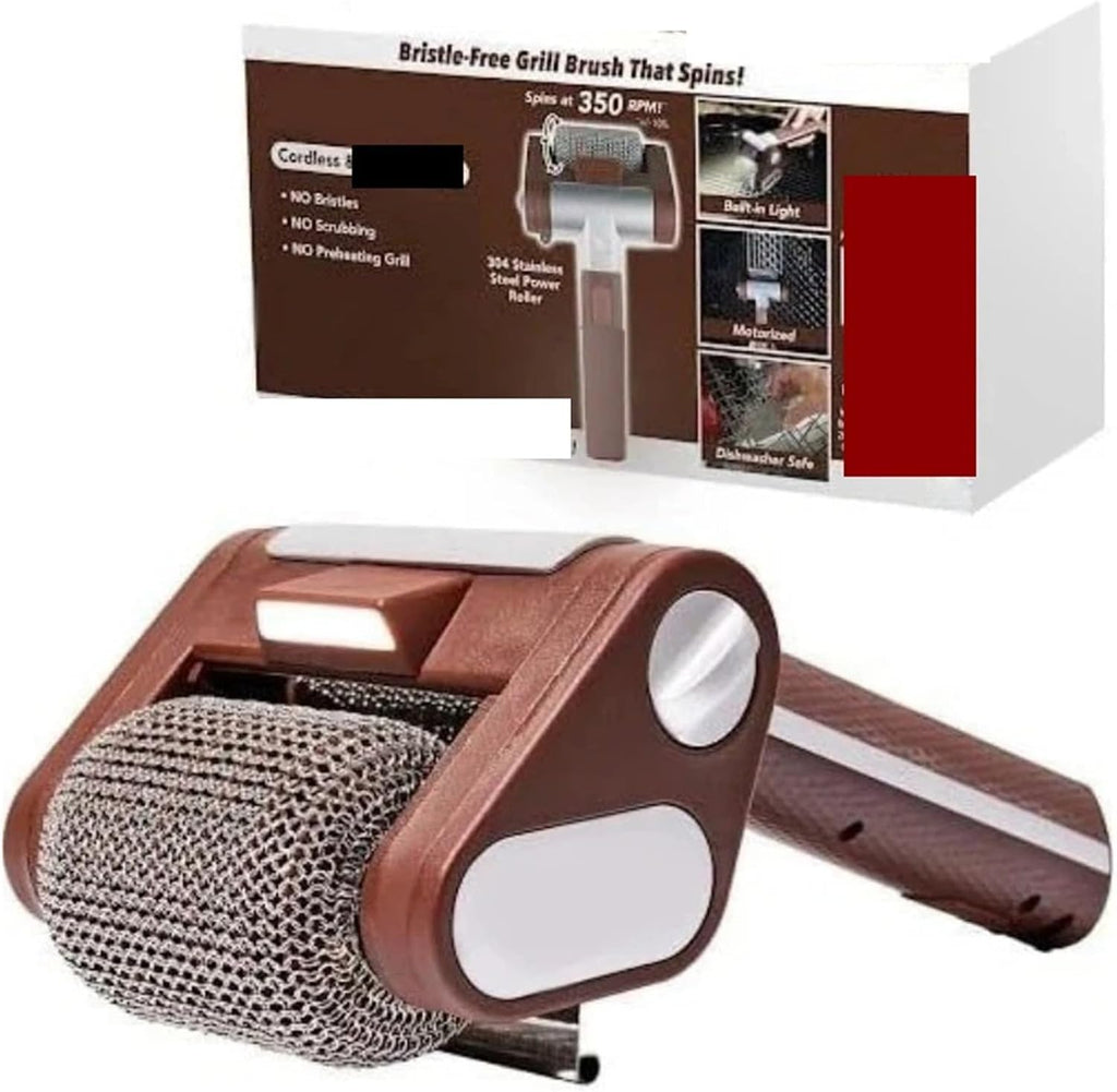 Fit for Electric Grill Brush - Cordless BBQ Cleaner with Light for Effortless Grilling Maintenance(F)