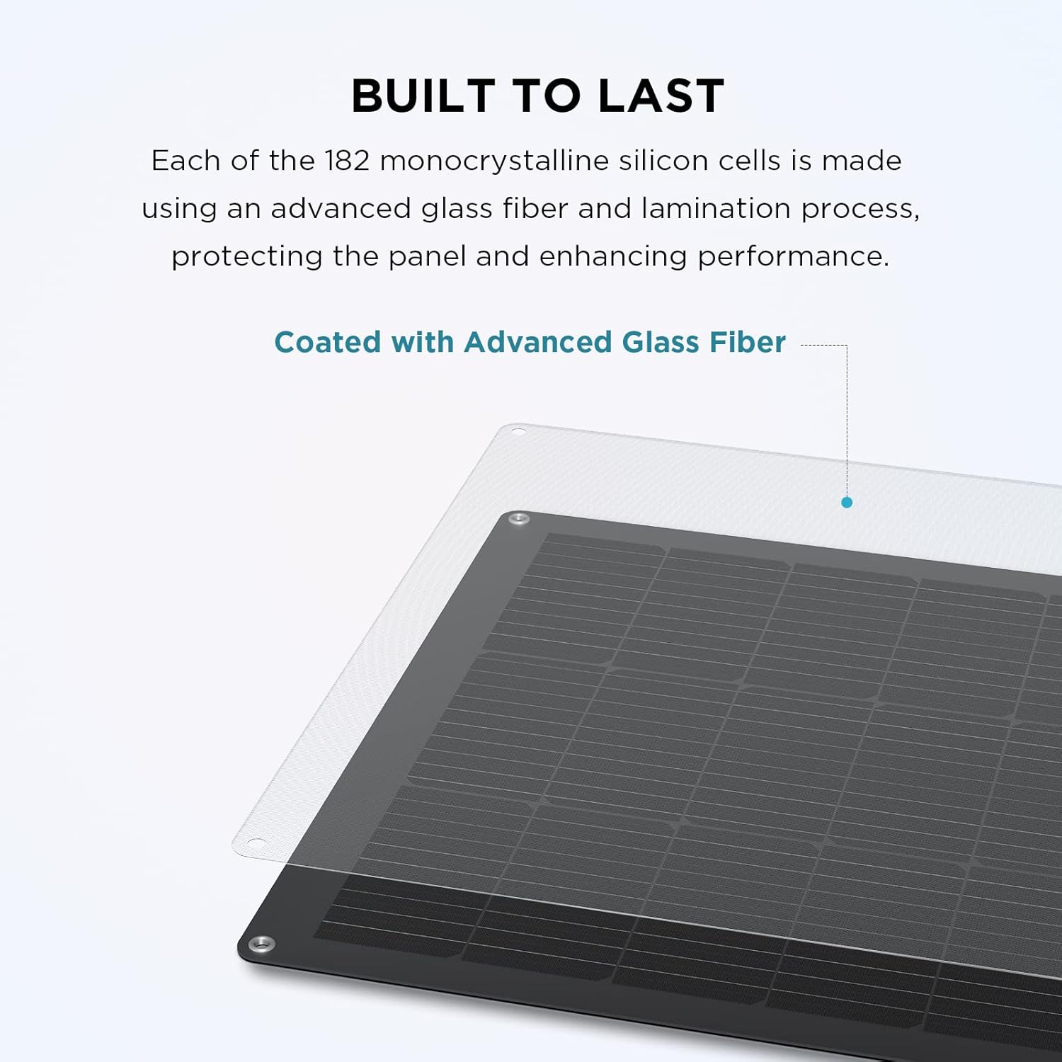 EF ECOFLOW 100W Flexible Solar Panel with High Efficiency Solar Modules, IP68 Waterproofing, Ideal for Off-Grid Solar Panel Kits, PV Charging, Power Kits & Ecosystem