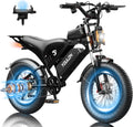 Ebikes for Adults, 1500/2000W Peak Motor, 17/20/23Ah Long Range Teens Electric Bike with Dual Hydraulic Brakes, 20' Fat Tire All-Terrain for Commuting E-Bicycle
