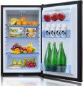 SMETA RV Refrigerator Lockable 12V/110V, 1.8 Cu.ft Semi Truck Mini Fridge with Lock For Outdoor Camping Traval Bedroom Office Van, No Noise