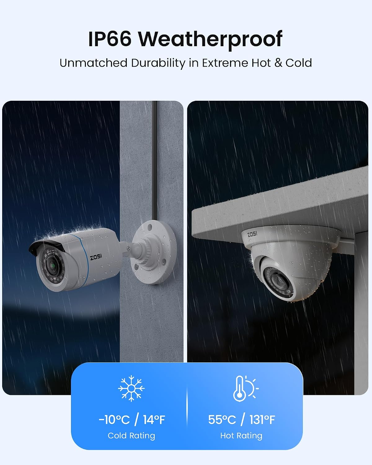 ZOSI H.265+ 1080p 16 Channel Security Camera System, 16CH DVR with AI Human Vehicle Detect, 12 x 2MP Weatherproof Surveillance CCTV Bullet Dome Camera Outdoor, Night Vision, Remote Access, 2TB HDD