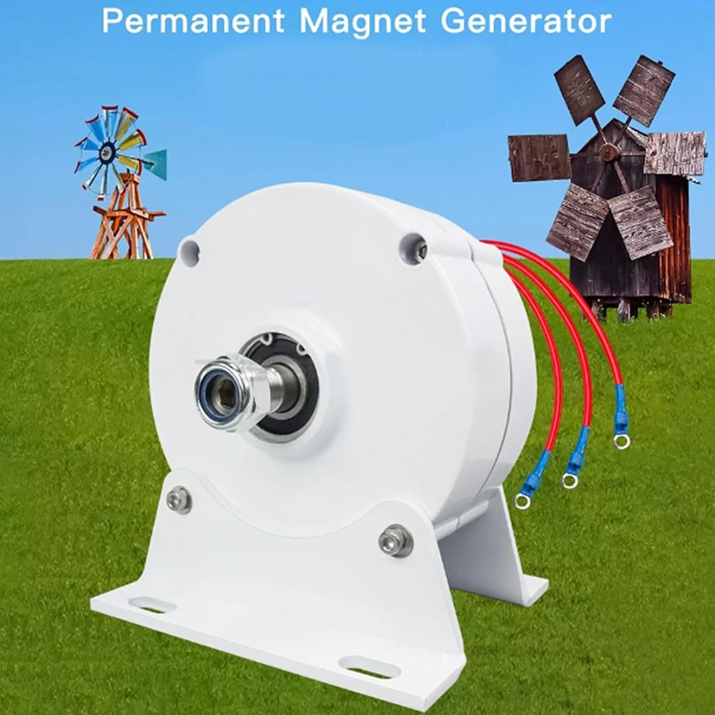 Three Phase Alternator Generator 2000W 48V 24V 12V 3 Phase AC Alternator Motor Drive Wind Turbine