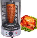 Electric Shawarma Machine Commercial Vertical Rotisserie Rotating Barbecue Oven Shawarma Grill Machine, 110V Electric Automatic Stainless SteelRotating Machine with Temperature Adjustable 50-300℃