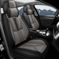 Car Seat Covers for Hyundai Santa Cruz 2022-2025,Leather Seat Cover for Car,Waterproof Seat Protector Automotive Vehicle Cushion Covers with Headrests(Front Only,Black&Gray)