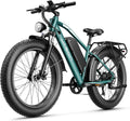 Jasion EB5 MAX Ebike for Adults with 1500W Peak Motor,720 Wh Removeable Battery, 26'' Fat Tire Electric Mountain Bike, 28+MPH Speed, Cruise Control, 7-Speed