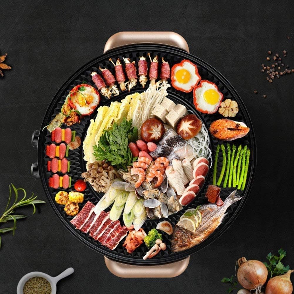 Barbecue Grill Multi-function Barbecue Pot, Electric Baking Pan, Electric Hot Pot, One-pot Grill, Korean Barbecue Hot Pot